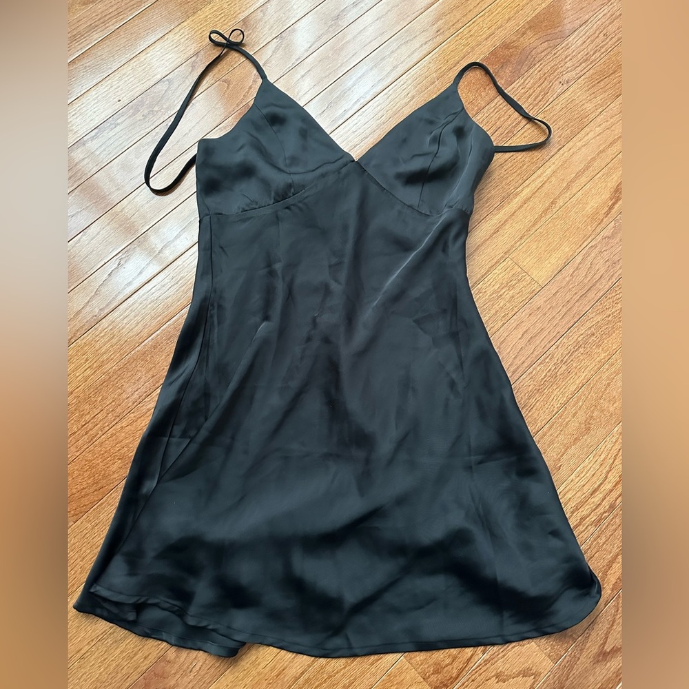 NWT BLACK SILK DRESS